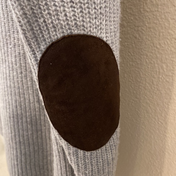 Madewell Wool Sweater with Leather Elbow Patches - Picture 3 of 9